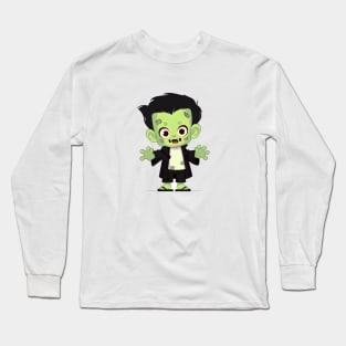 Frankenstein T-shirt Designs for Halloween Long Sleeve T-Shirt